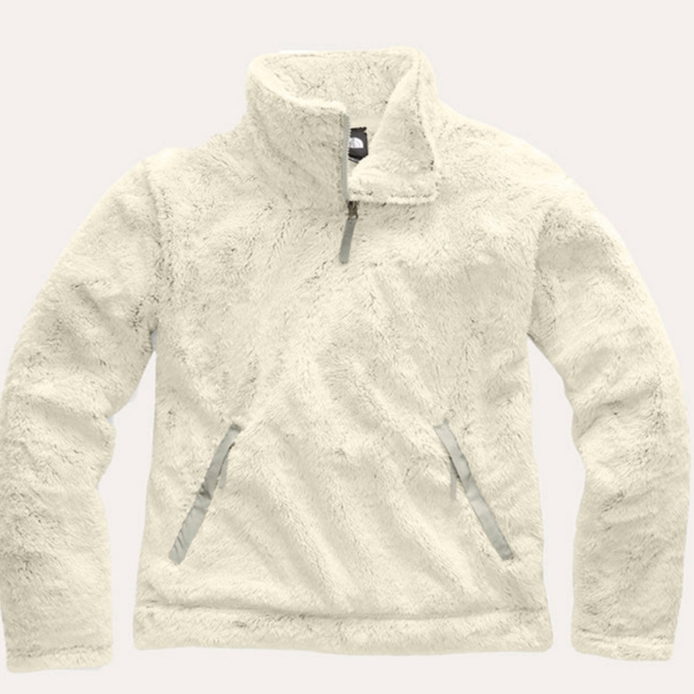 Women's Cream Fleece Pullover